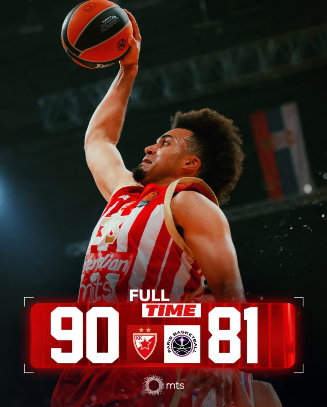 ZVEZDA POBEDILA PARIZ I POSLALA PORUKU PARTIZANU PRED VEČITI DERBI!